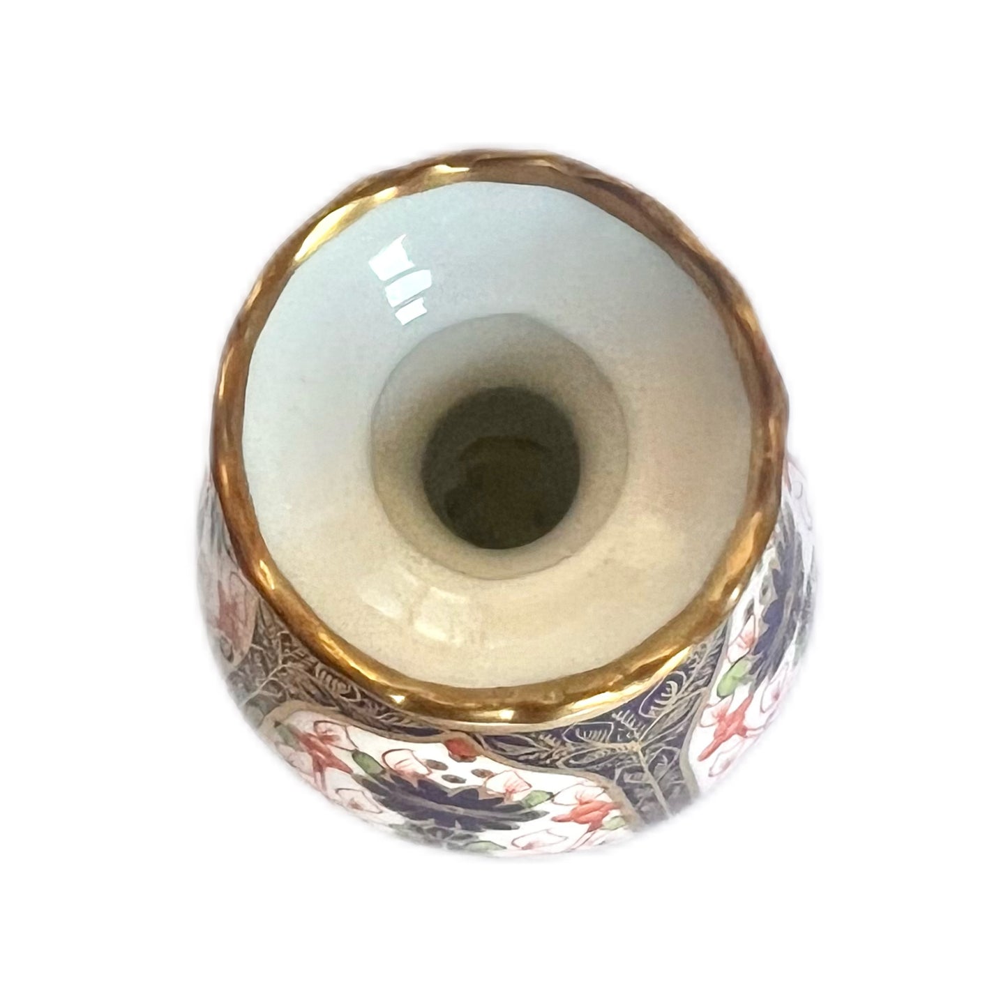 Antique Royal Crown Derby Old Imari posy vase circa 1913