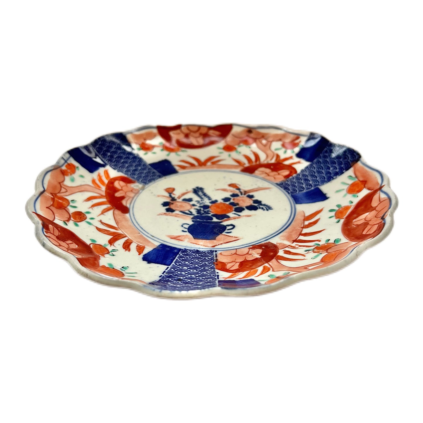 Hand painted mid Meiji Period (mid 19th century) Imari plate