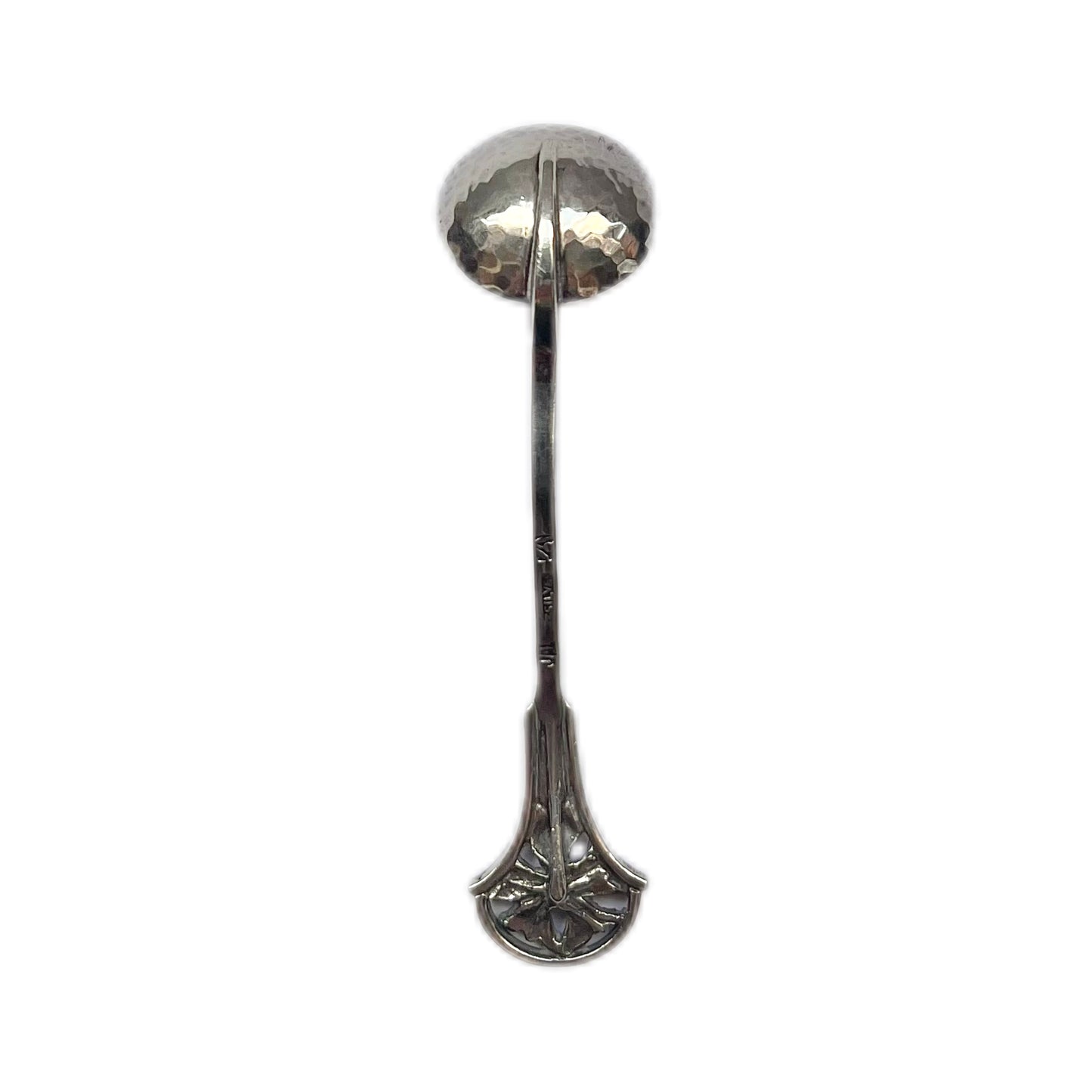 Early 20th century Australian sterling silver condiment spoon, James A Linton, Perth, Western Australia.