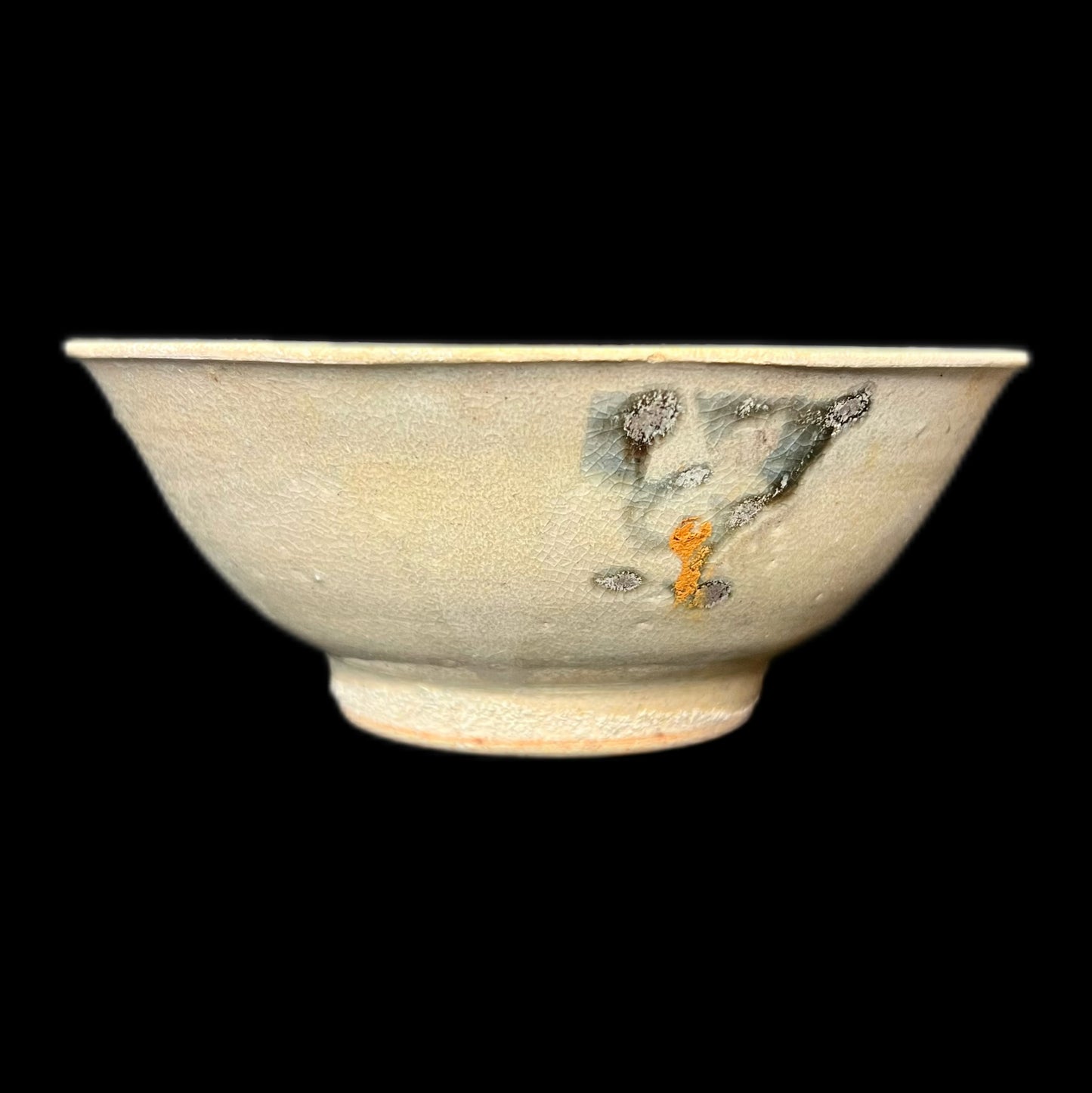 1822 Tek Shing shipwreck pottery bowl, antique Chinese Qing period blue and white ware