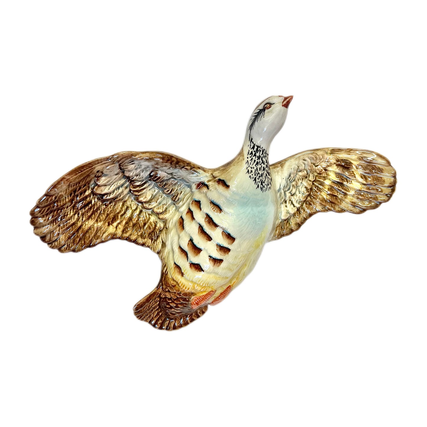 Trio of vintage midcentury Beswick ceramic flying partridge