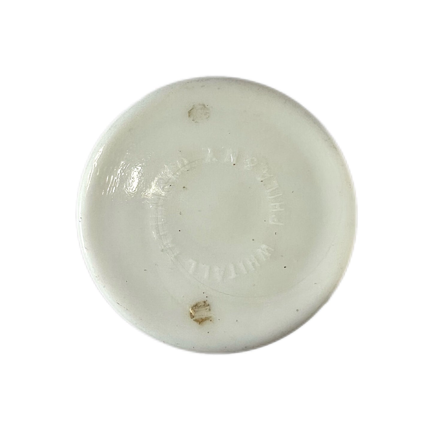 Rare antique Whitall Tatum Milk Glass Opium Apothecary Jar