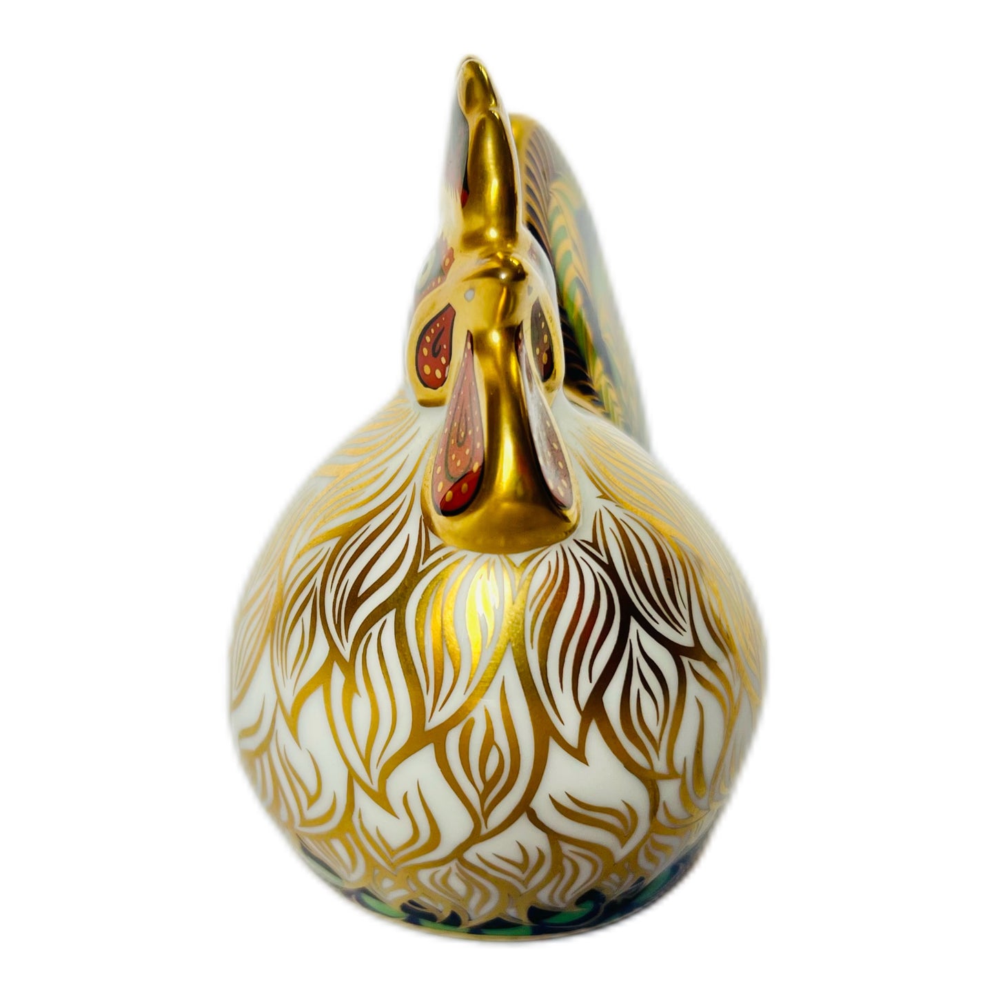 复古皇家皇冠德比“农场公鸡”镇纸摆件