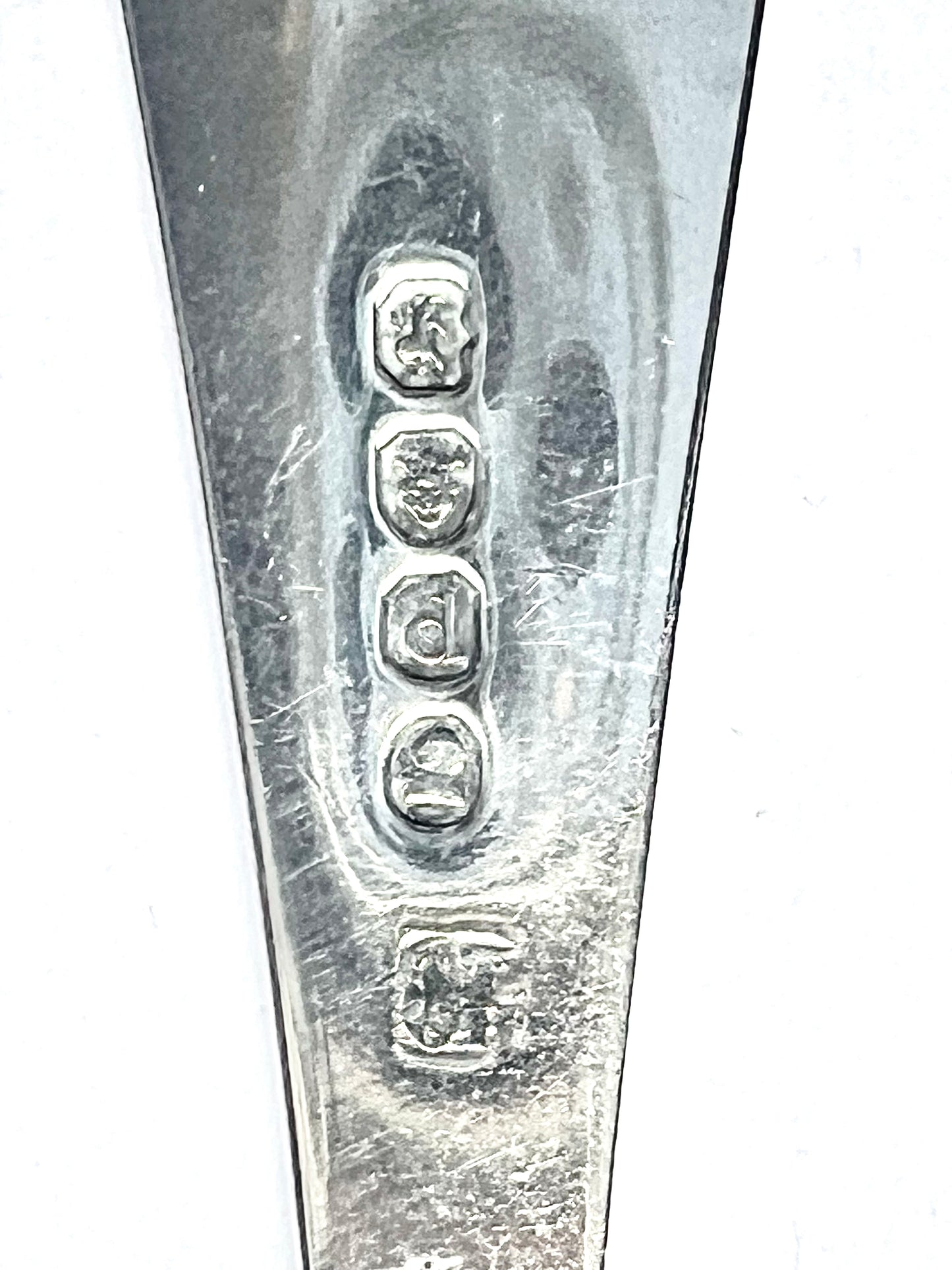 Antique George III sterling silver tablespoon, London 1819, Thomas & George Hayter