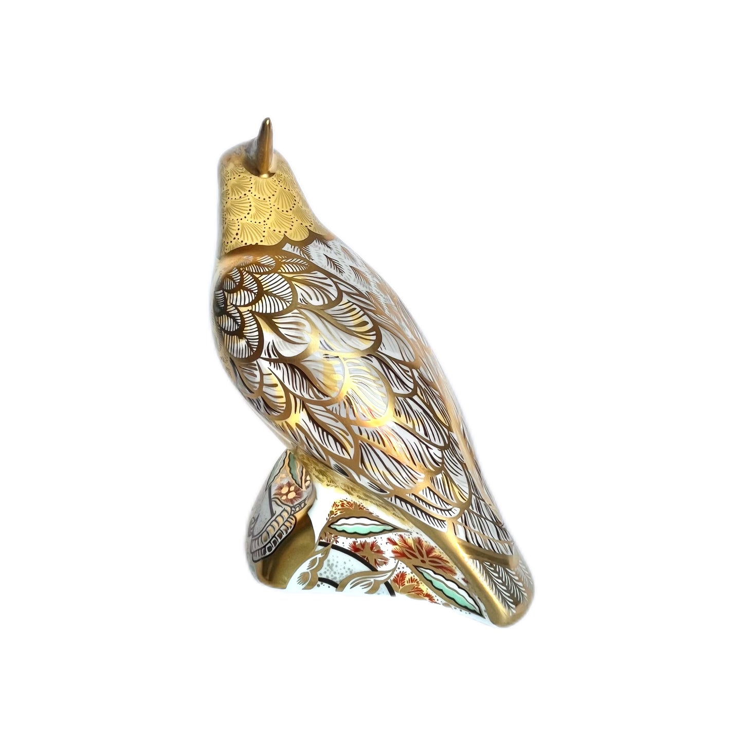 Rare Vintage Royal Crown Derby Citron Cockatoo paperweight figurine, Pre-Release Limited Edition