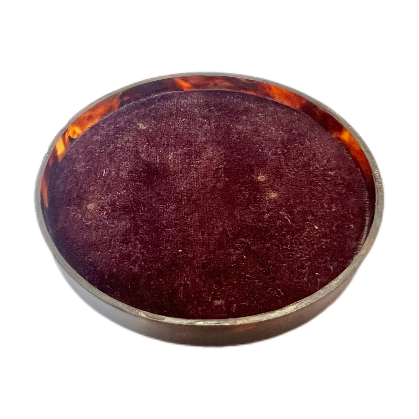 Rare antique French Red Sash Royalist tortoiseshell snuff box with miniature portrait, post French Revolution