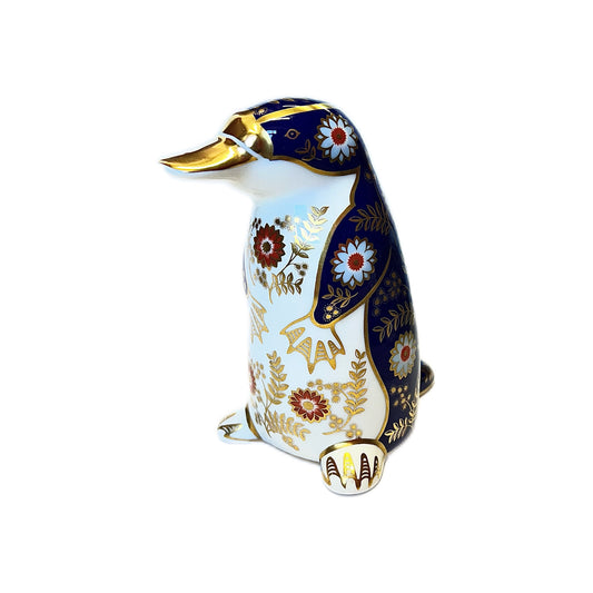 Vintage Royal Crown Derby 1988 1st quality Platypus paperweight figurine