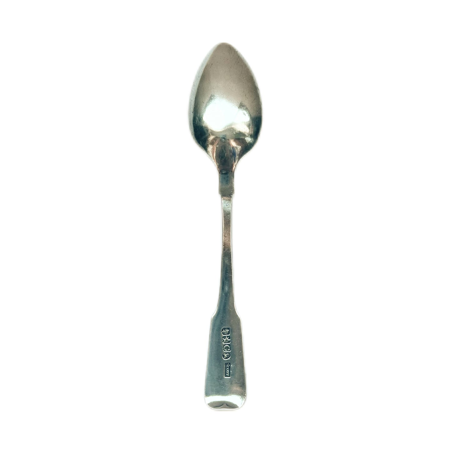 George IV Scottish provincial silver spoon with marks for John Scott, Glasgow, 1821