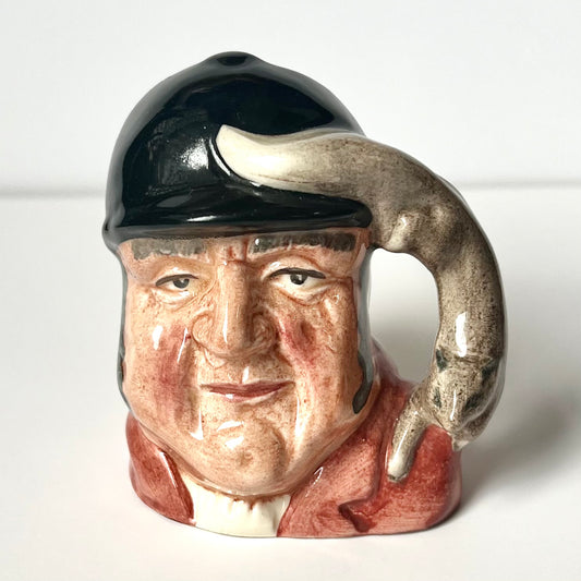 Vintage Royal Doulton “Gone Away” toby jug first designed by Garry Sharpe, circa 1960 to 1982.