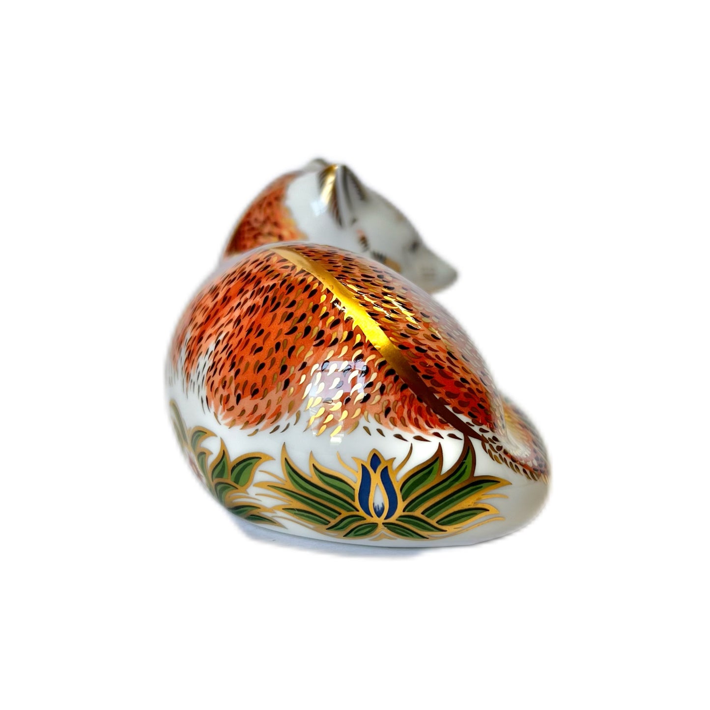 Royal Crown Derby ‘Leicester Fox’ paperweight figurine w/ box and certificate