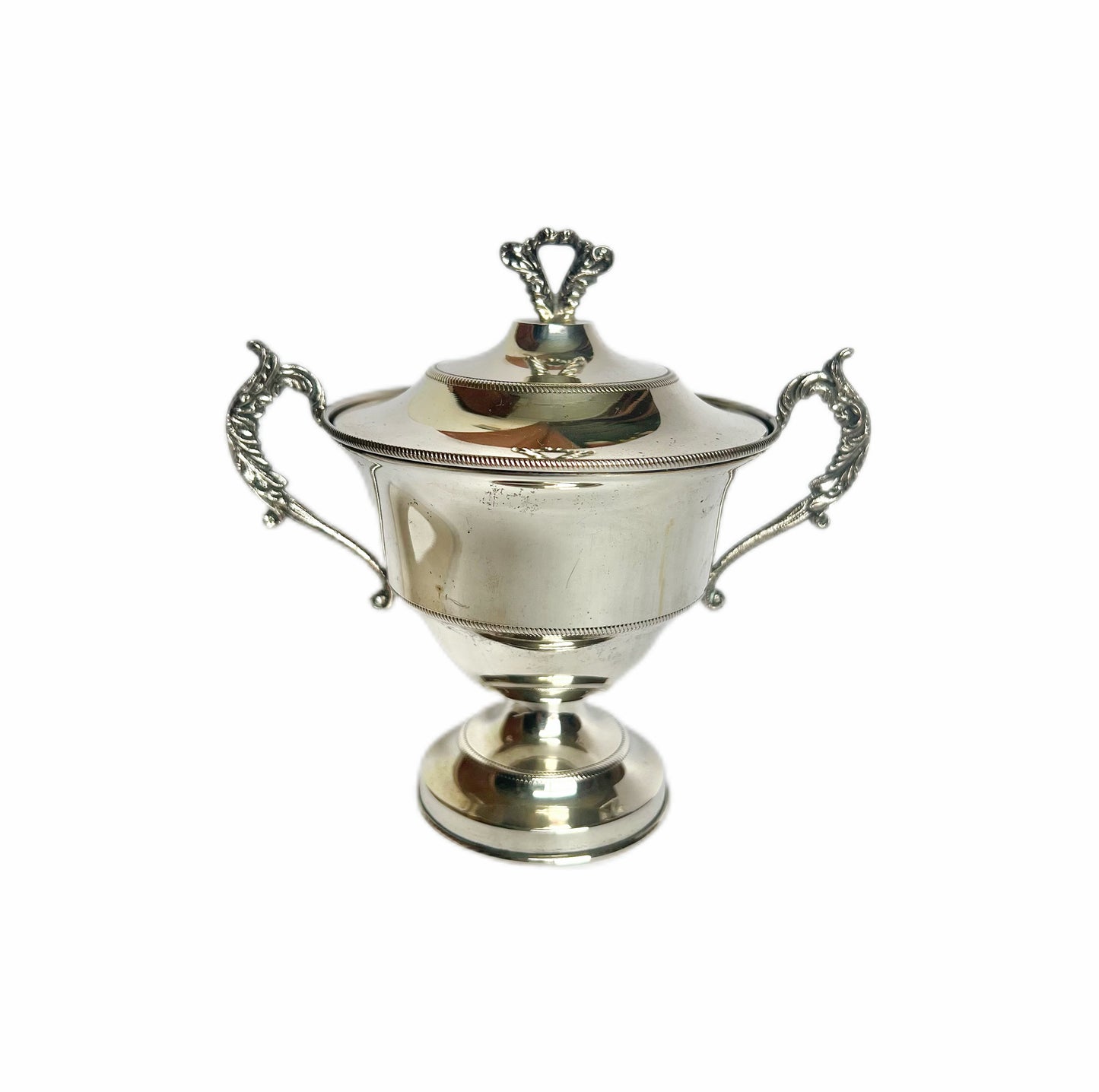 Vintage Italian .800 silver lidded dish