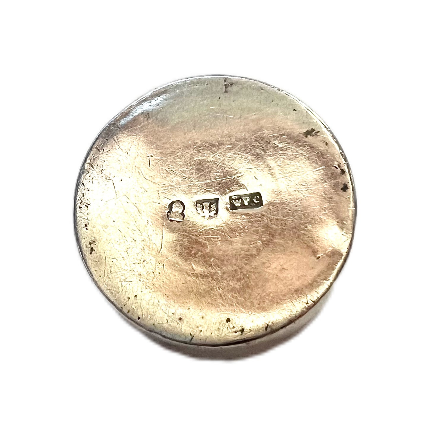 Antique George III/ George IV Scottish silver pill box with marks for Edinburgh, William & Patrick Cunningham