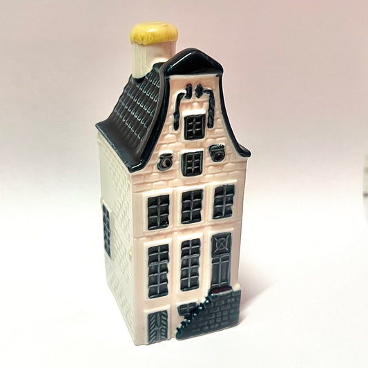 Vintage KLM Delft miniature House 9 novelty decanter