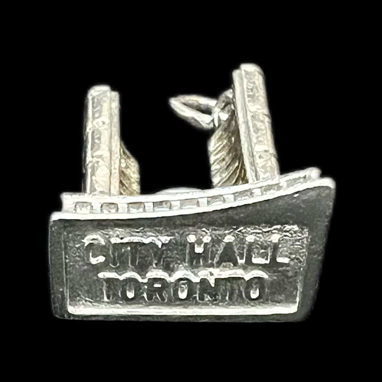 Vintage Canadian sterling silver Toronto City Hall charm