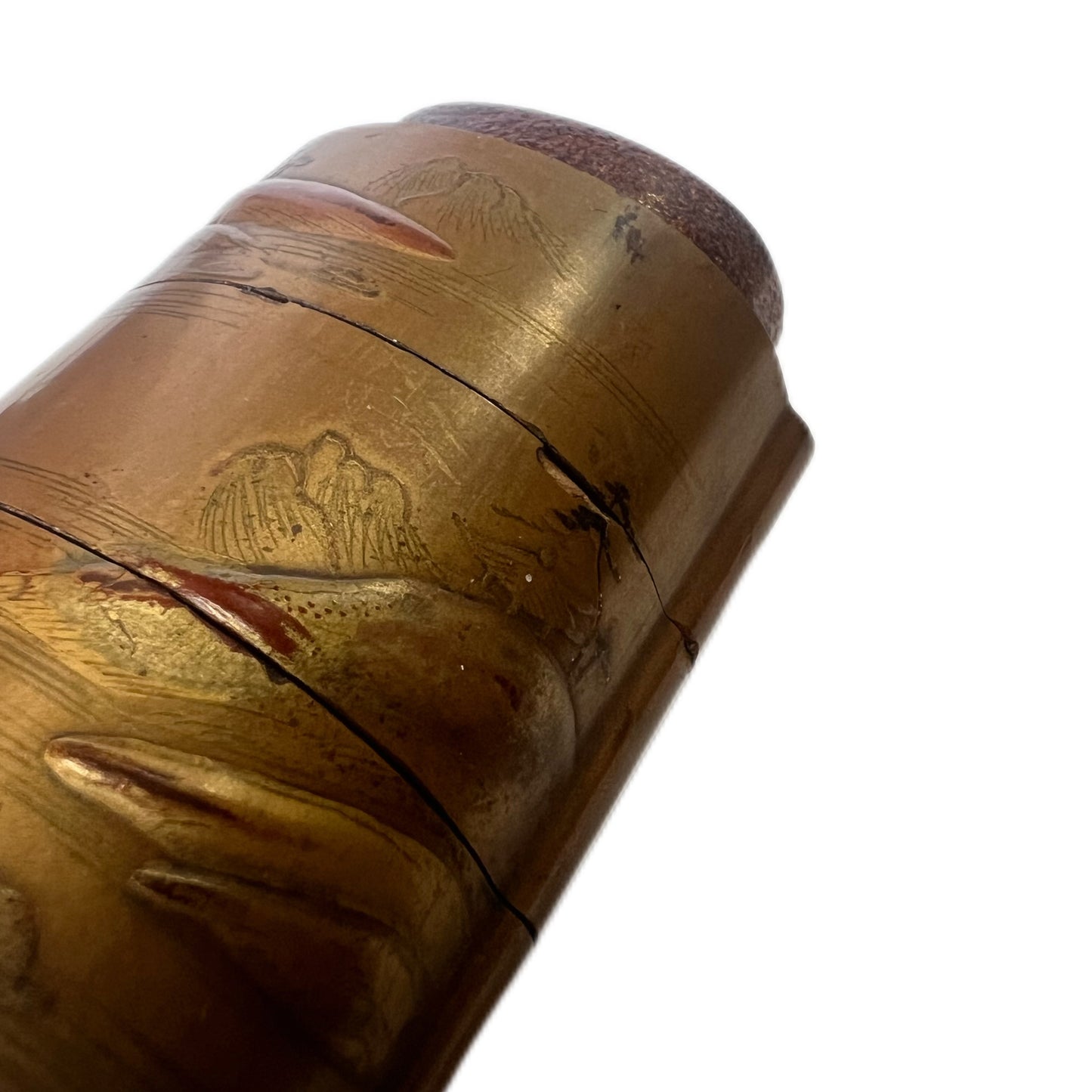 Mid to late 19th century Meiji Period gilt lacquer inro