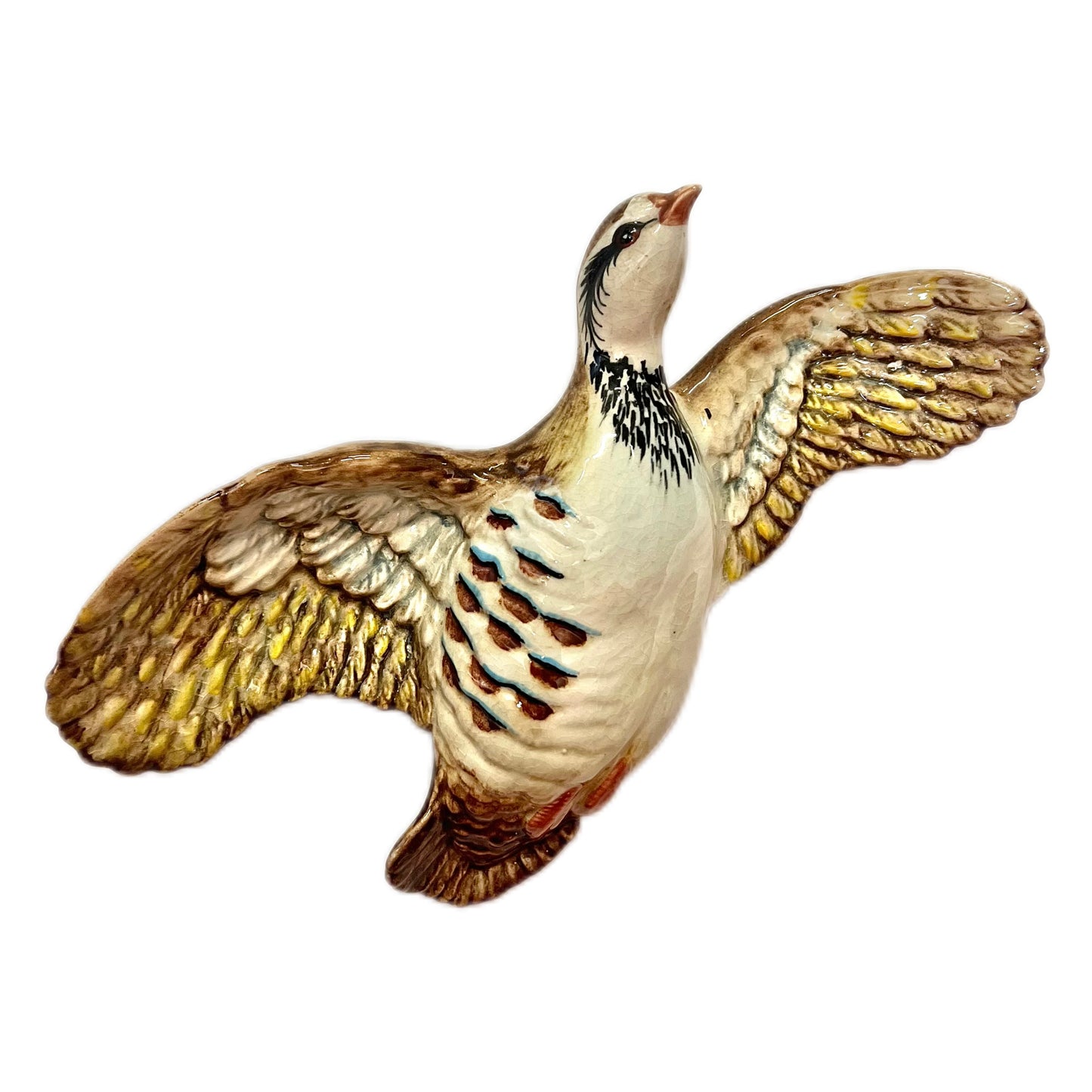 Trio of vintage midcentury Beswick ceramic flying partridge