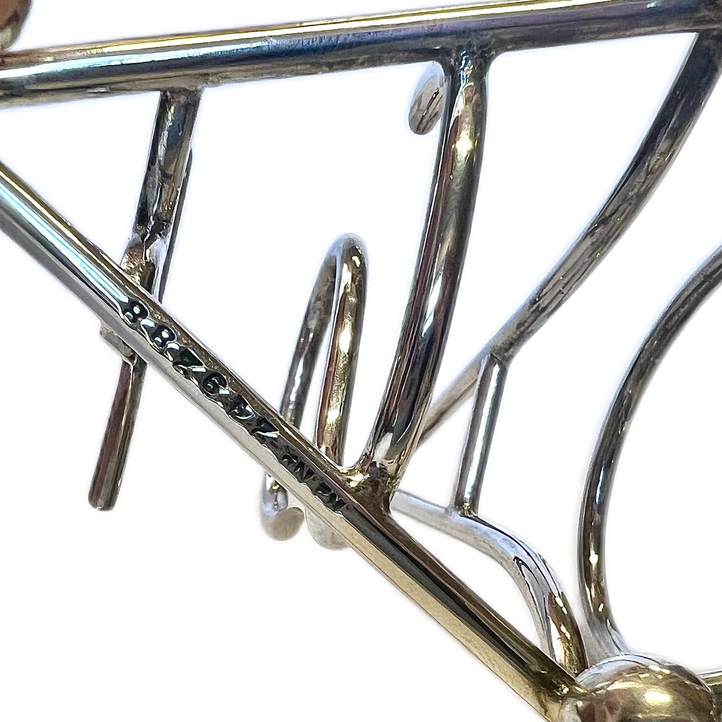 Antique Edwardian Hukin & Heath sterling silver “TOAST” rack
