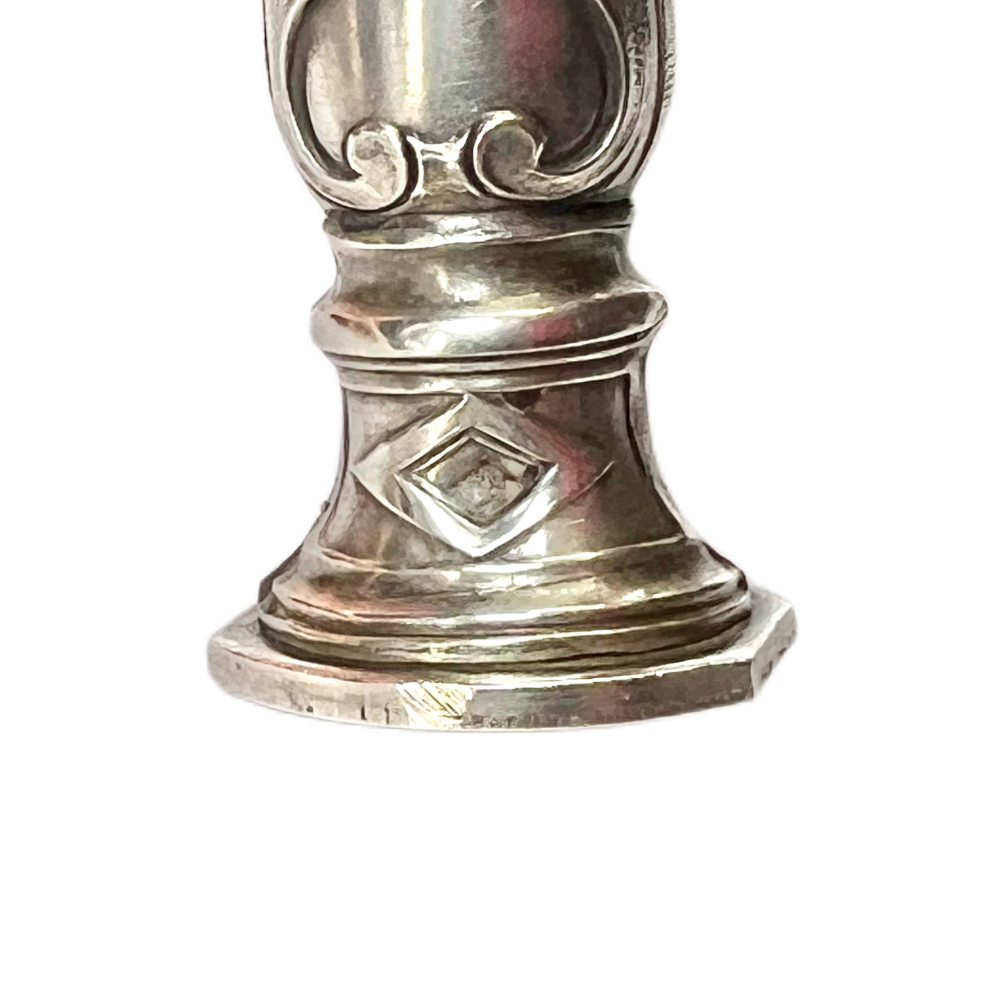 Antique 1900s French .950 silver seal with original retailer’s case