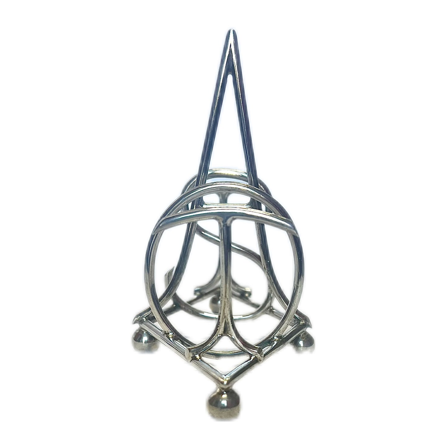 Antique Edwardian Hukin & Heath sterling silver “TOAST” rack