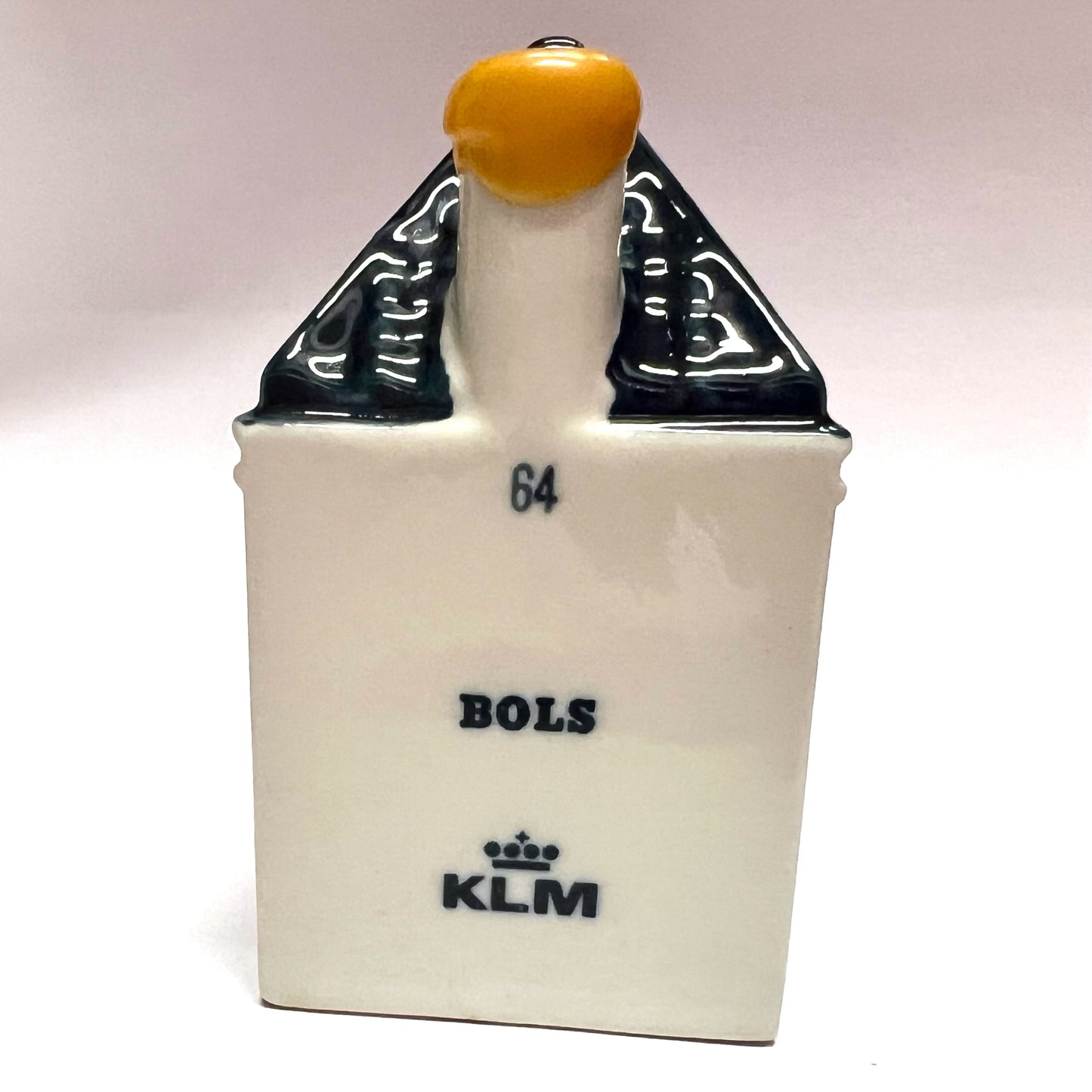 Vintage KLM Delft miniature House 64 novelty decanter