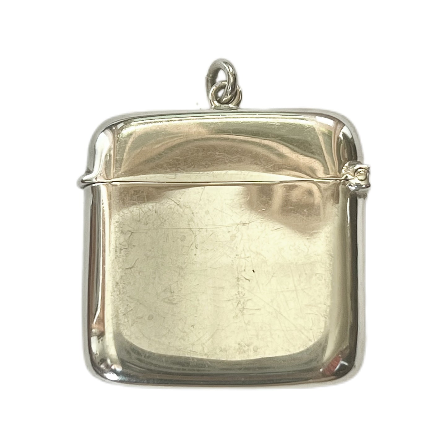 George V sterling silver vesta case, Joseph & Richard Griffin
