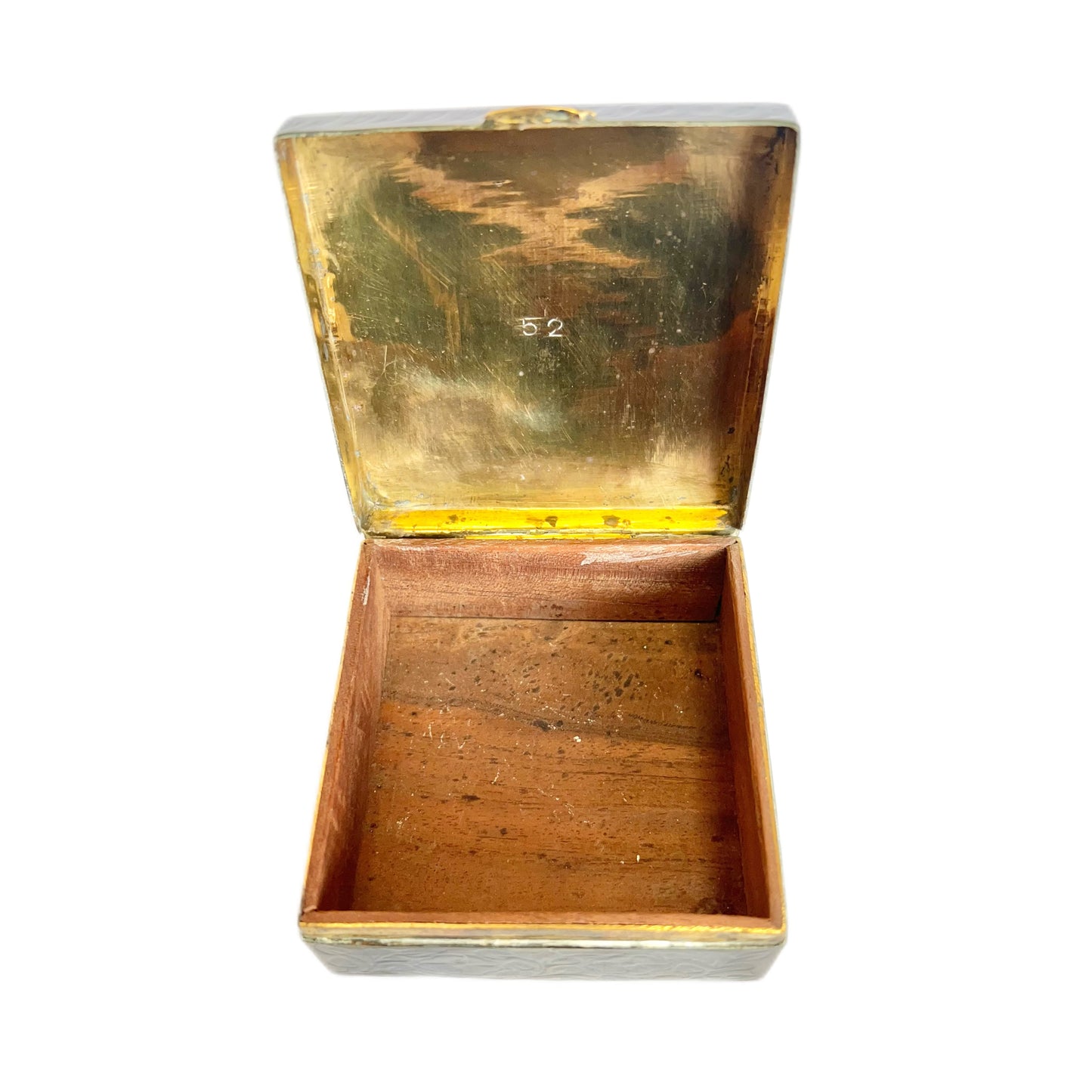 Vintage, possibly antique Anglo-Indian brass 4 piece smoking set