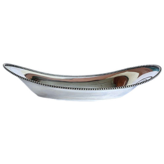 Antique American sterling silver neo-classical bread basket by J.E. Caldwell