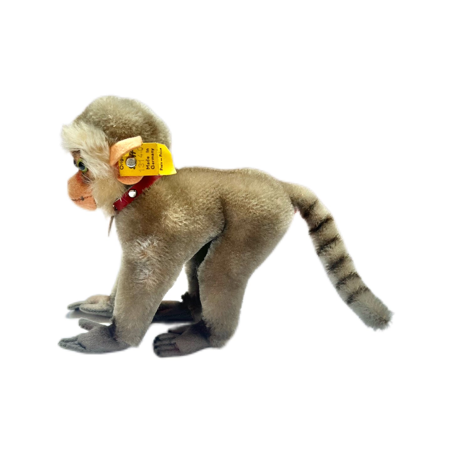 Lovely vintage Steiff 1950s to 1960s “Coco” baboon stuffed toy, made in Germany