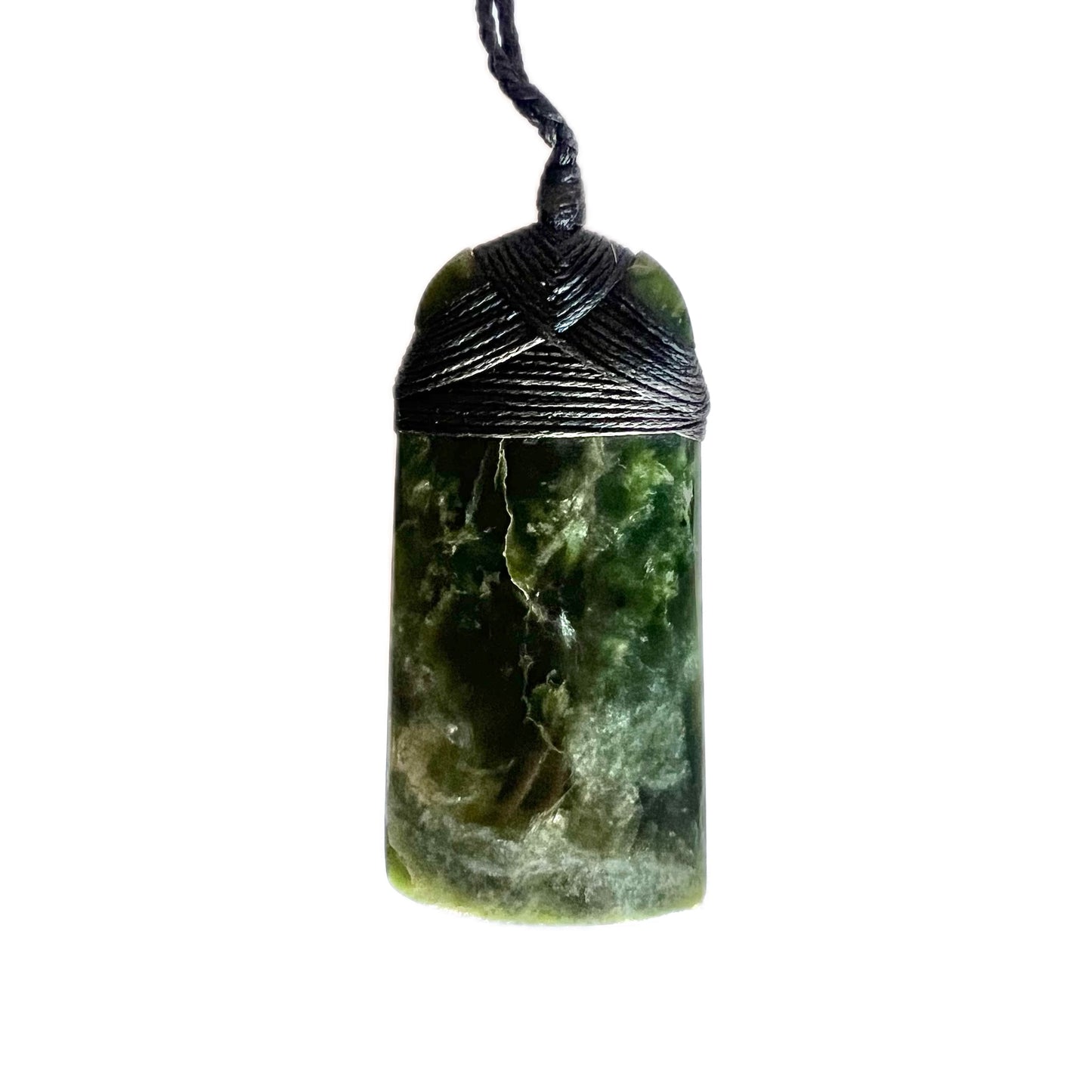Vintage poumanu nephrite jade toki pendant, New Zealand