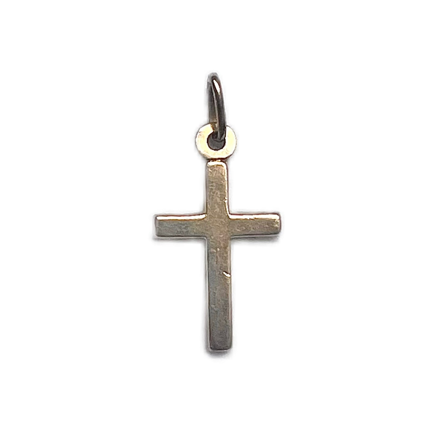 Vintage Italian 9ct gold crucifix pendant