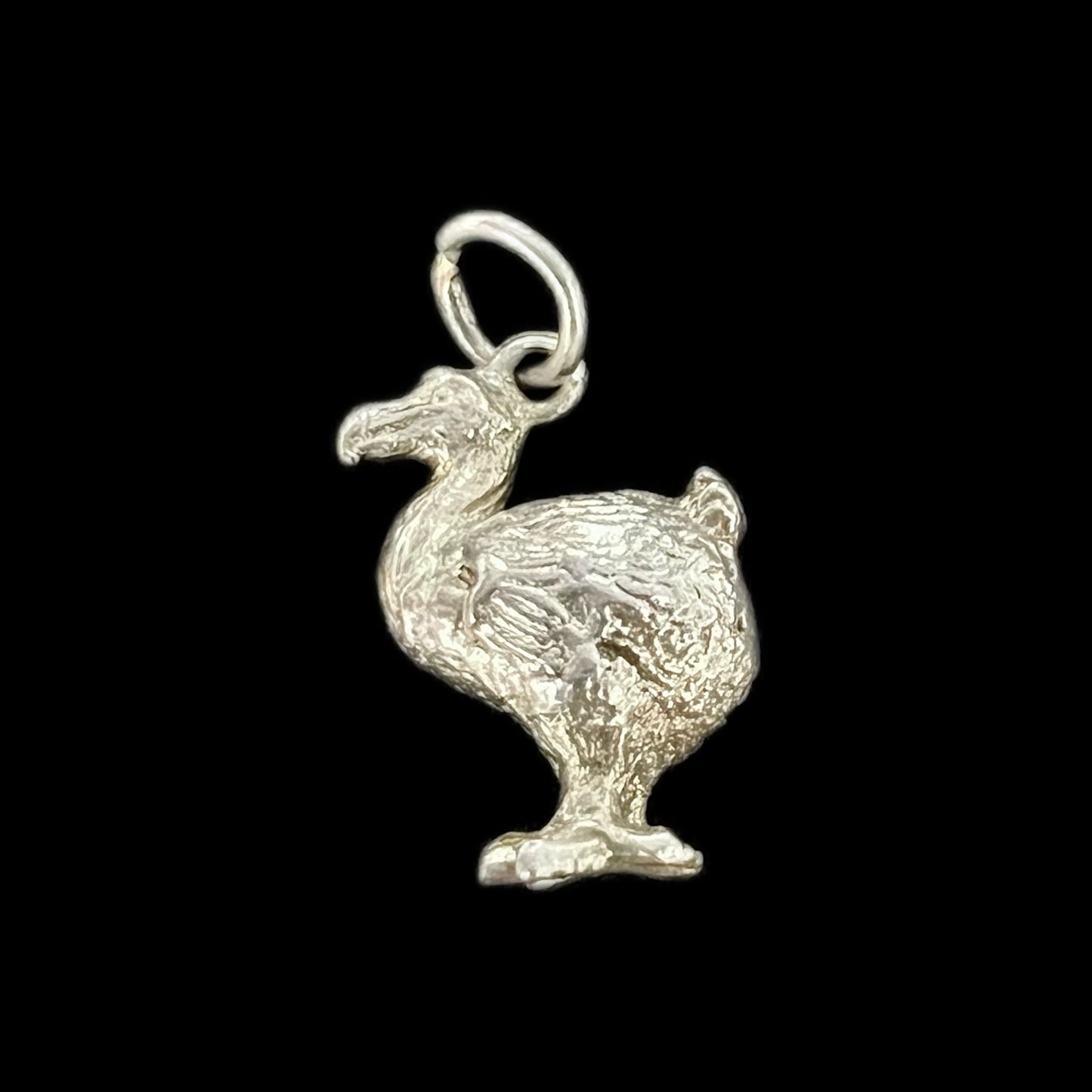 Vintage sterling silver dodo charm