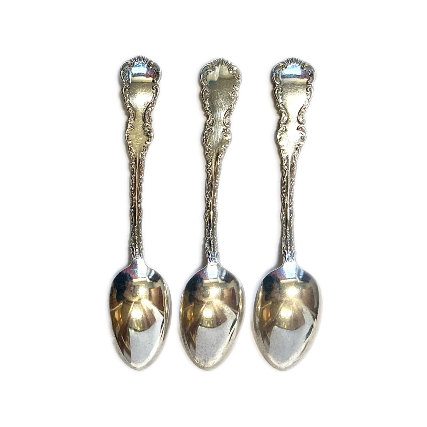 Antique Louis XV pattern sterling silver teaspoon by Gorham circa 1900
