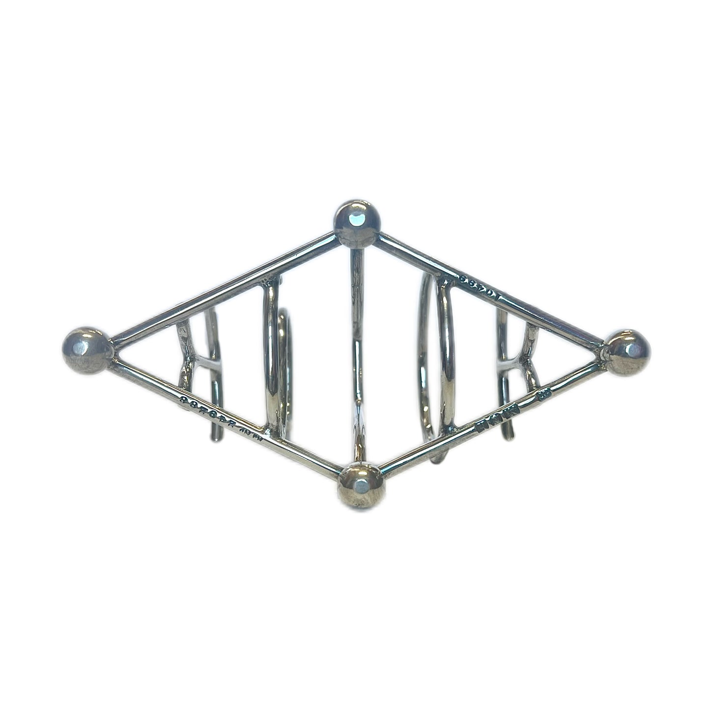 Antique Edwardian Hukin & Heath sterling silver “TOAST” rack
