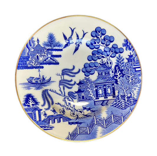 Vintage Coalport Willow pattern cake plate