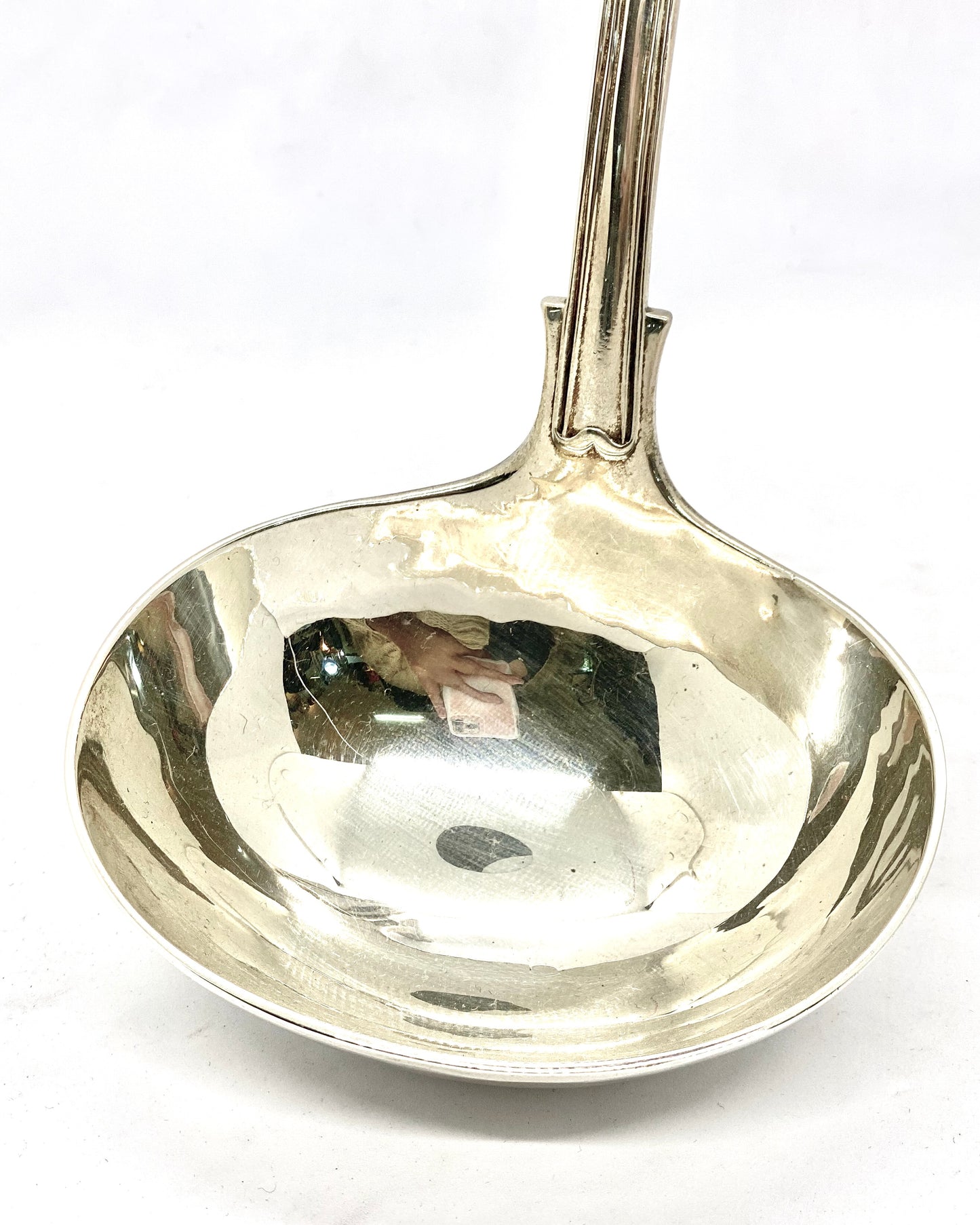 Highly Collectible Queens Patterned Ladle by William Bateman & Daniel Ball, 1840.