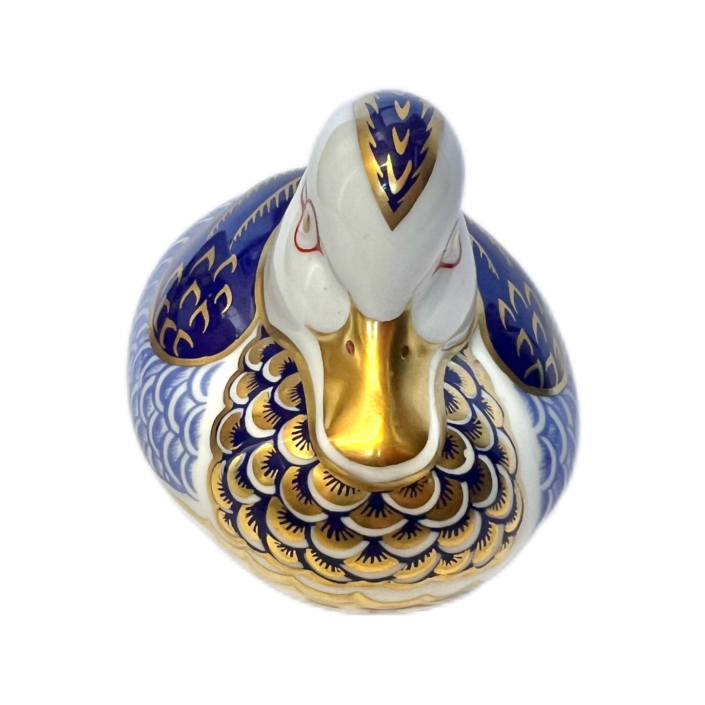 Royal Crown Derby First Quality Imari Peking Duck paperweight figurine
