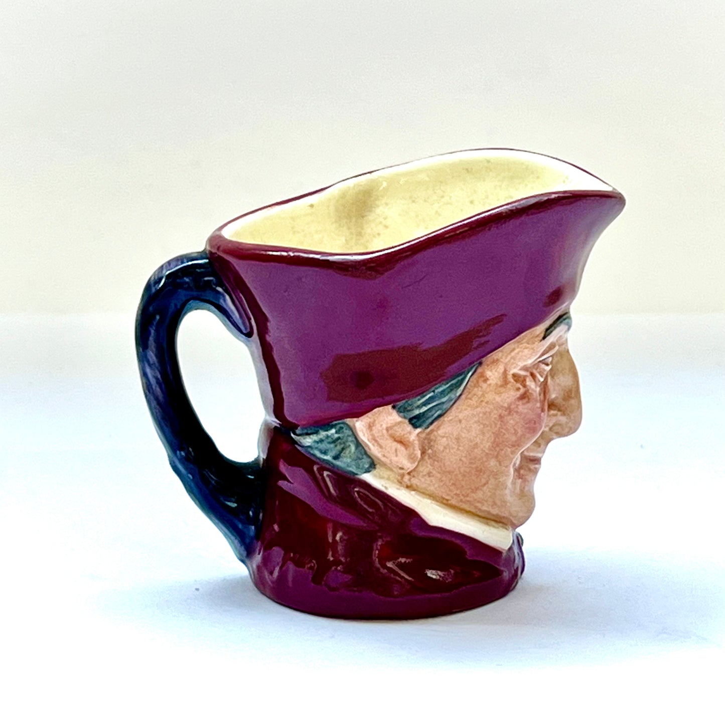 Vintage Royal Doulton small toby jug in “The Cardinal” design by Charles Noke