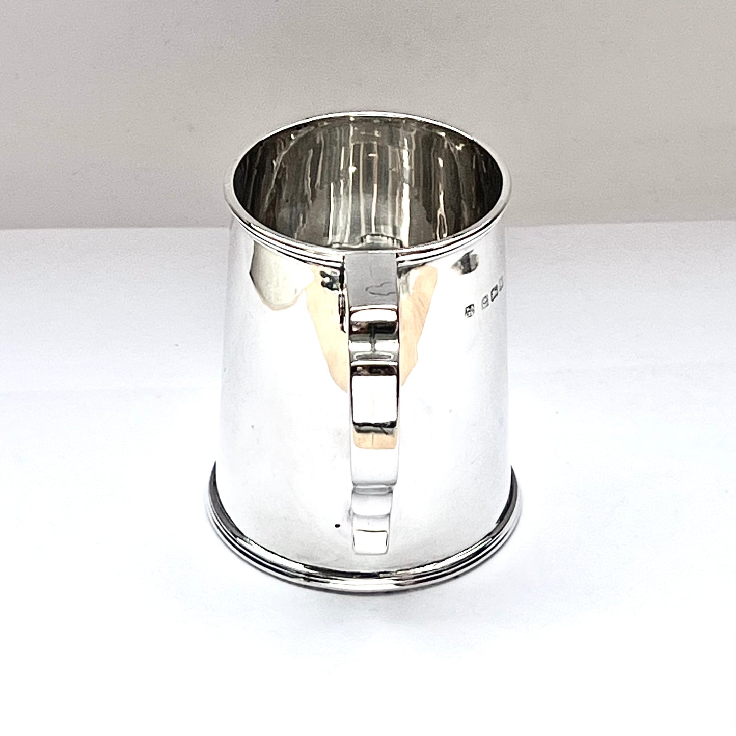 Antique George V sterling silver mug with marks for Birmingham 1922, William Neale &amp; Son Ltd