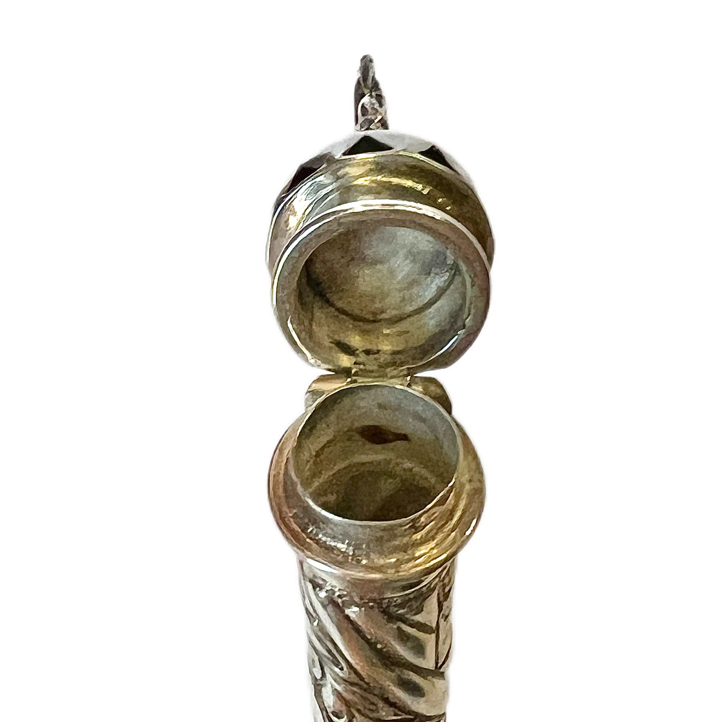 Late Victorian crested sterling silver ‘Mr Punch’ novelty sealing wax & matches holder
