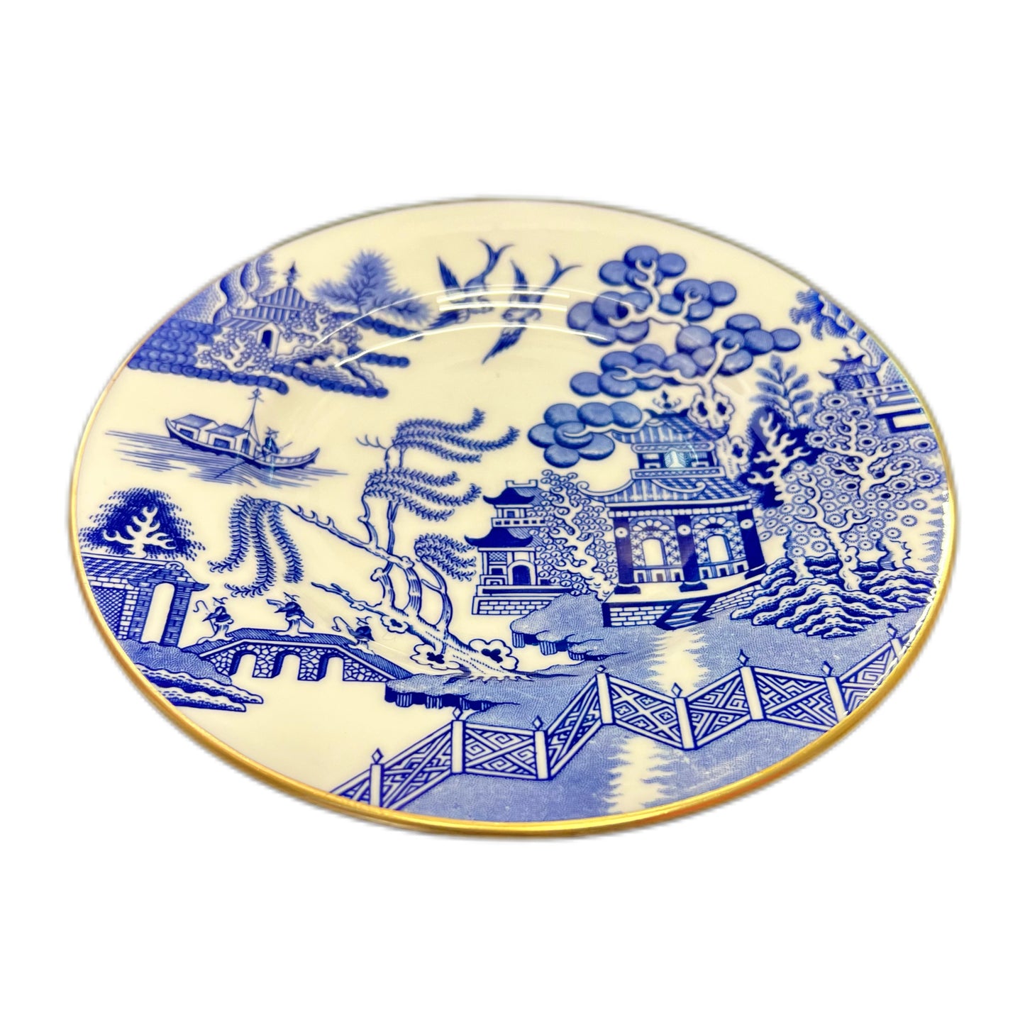 Vintage Coalport Willow pattern cake plate