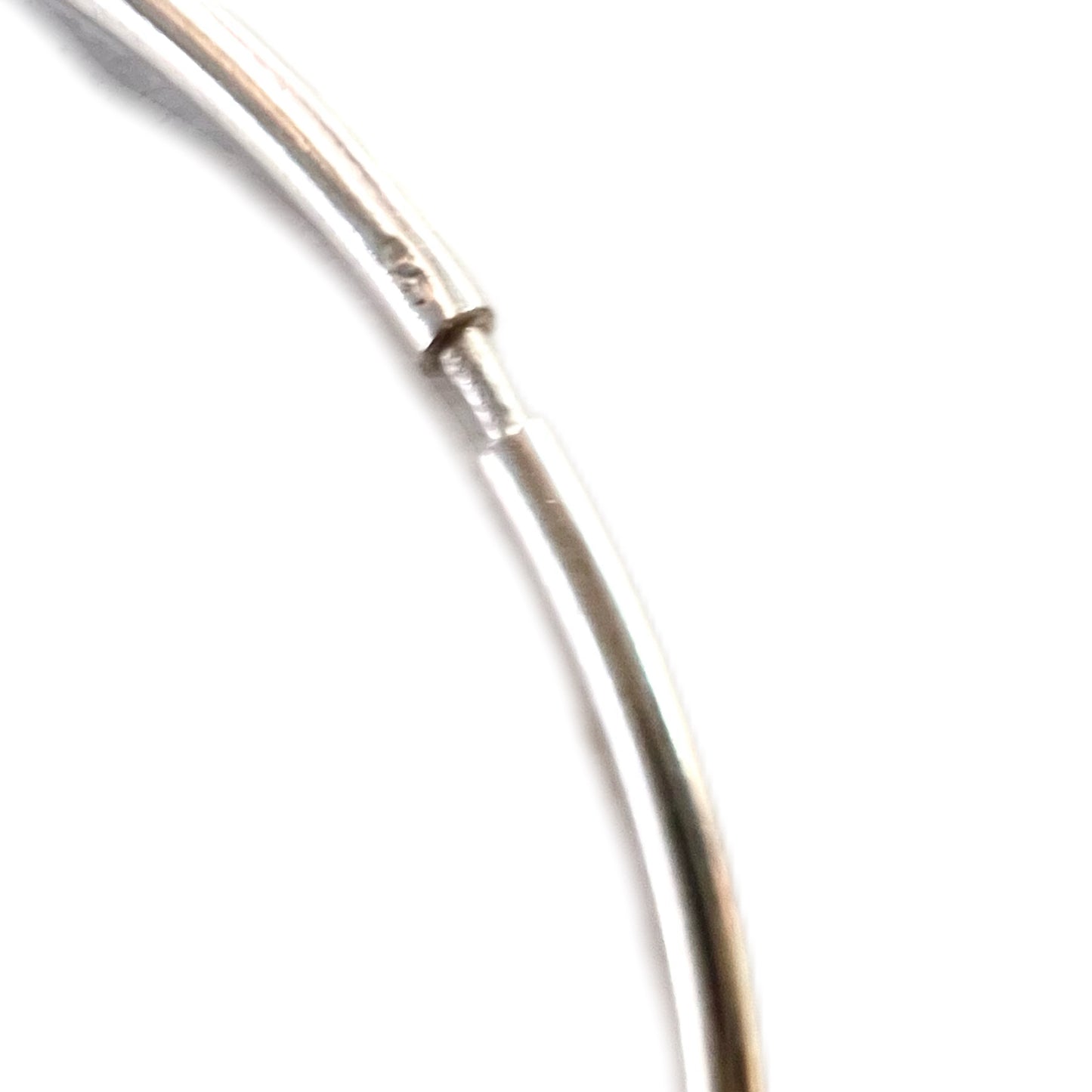 Vintage sterling silver hoop earrings