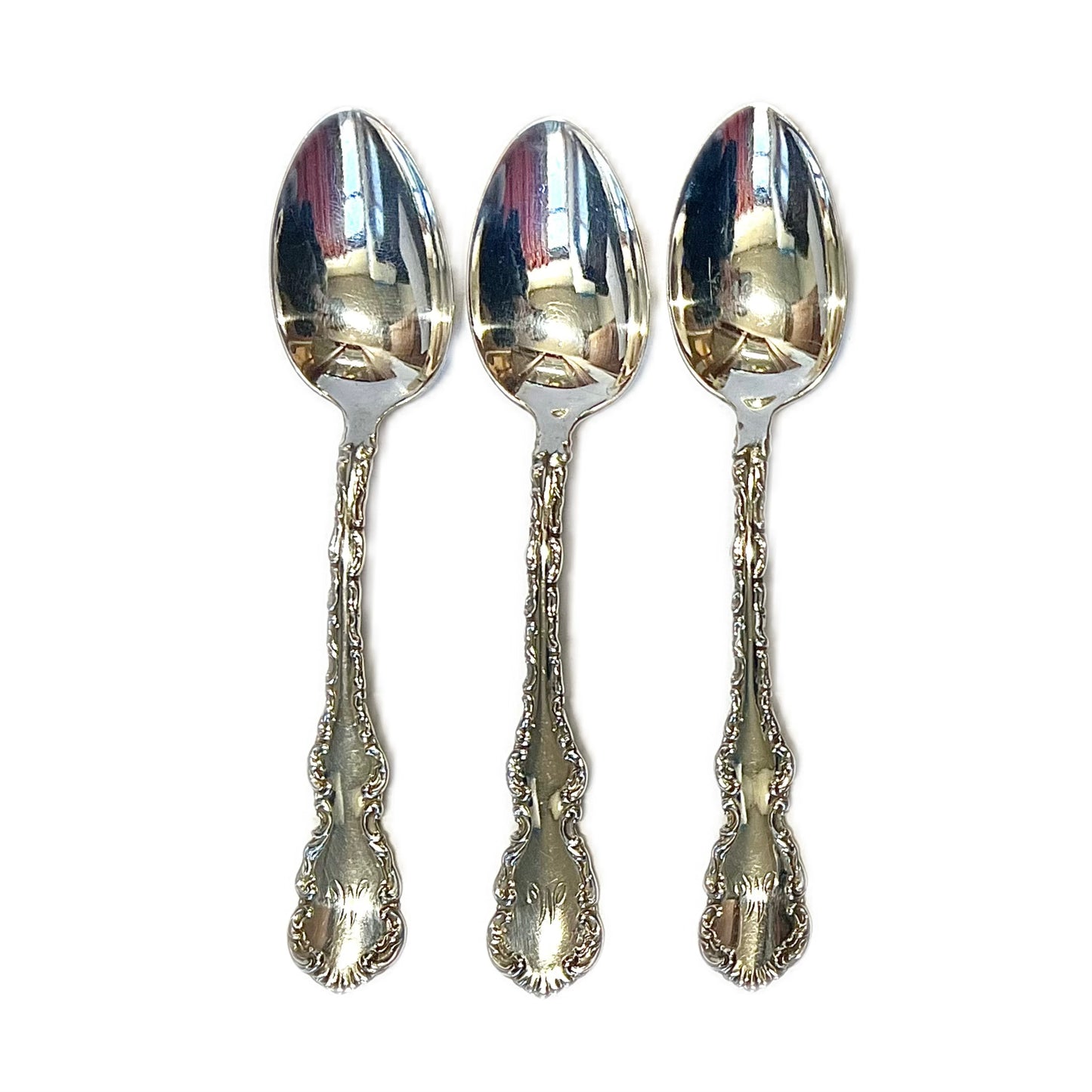 Antique Louis XV pattern sterling silver teaspoon by Gorham circa 1900