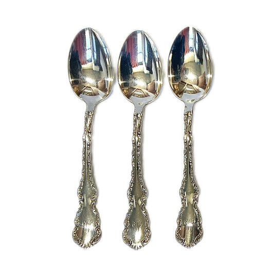 Antique Louis XV pattern sterling silver teaspoon by Gorham circa 1900