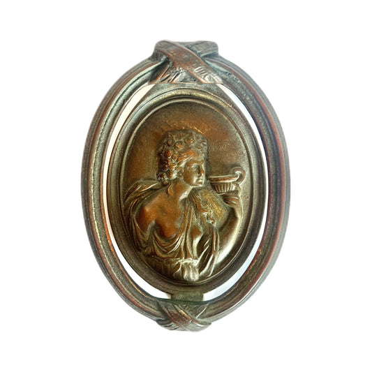 Antique bronze neo-classical door knocker