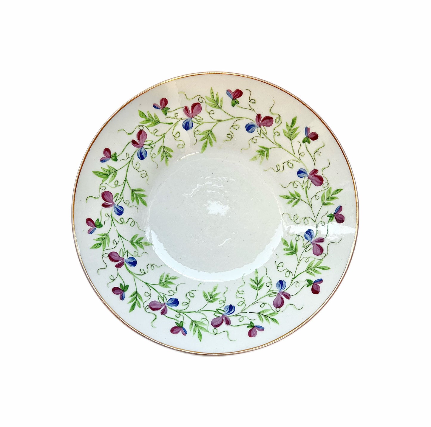 Early 19th English century tea cup and matching saucer circa 1810s-20s
