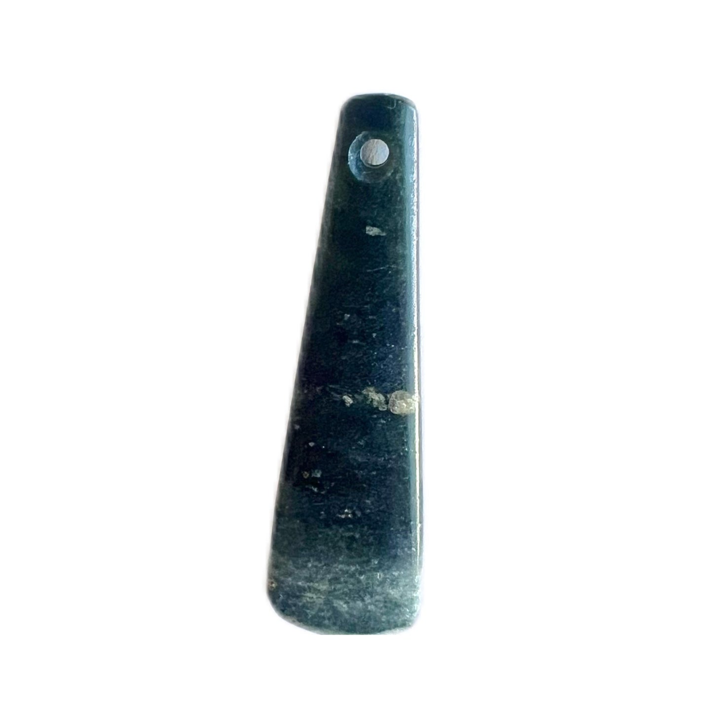 Vintage poumanu nephrite jade toki pendant