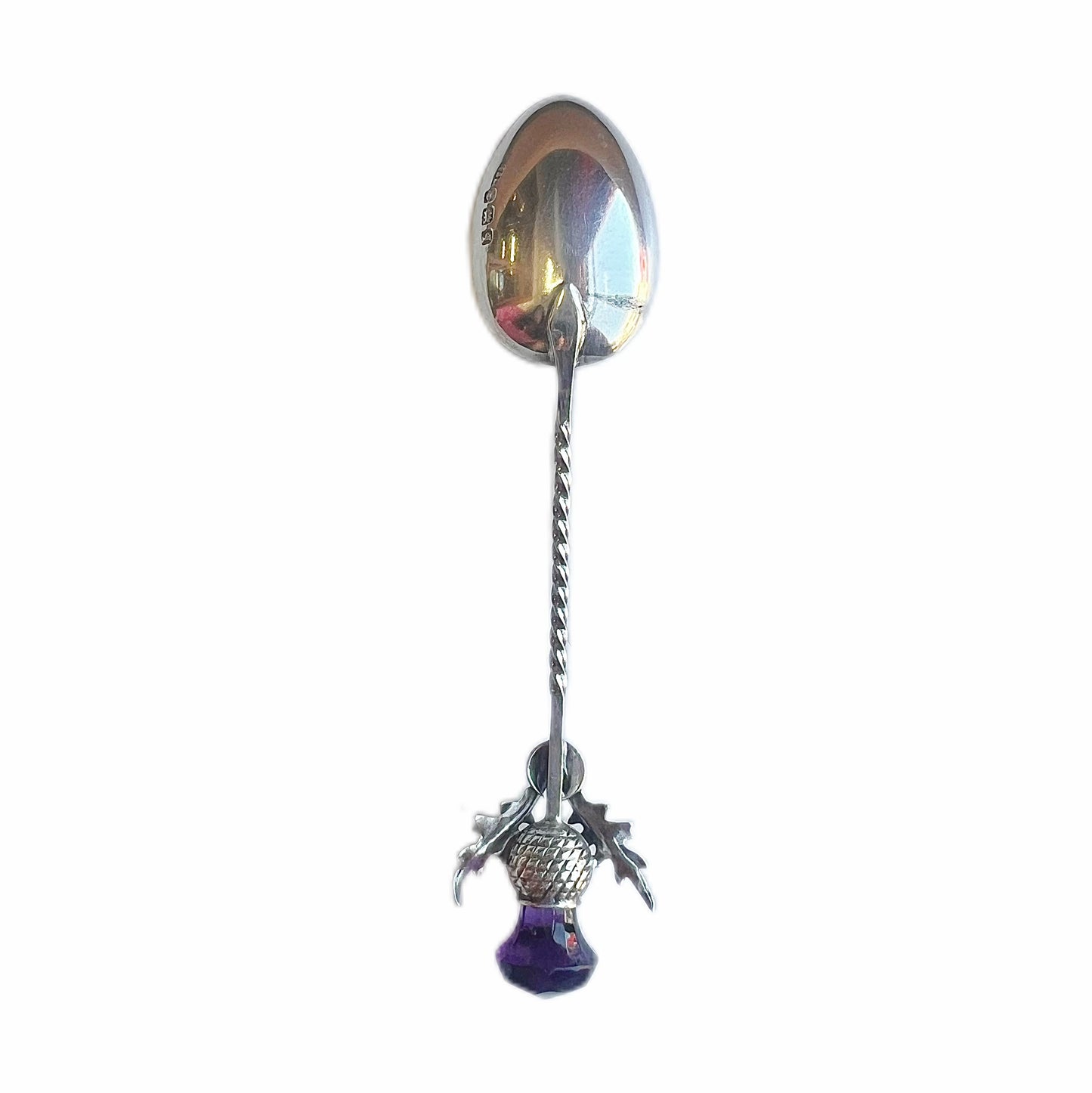 Antique WWI R.M.S. Galway Castle George V sterling silver souvenir spoon