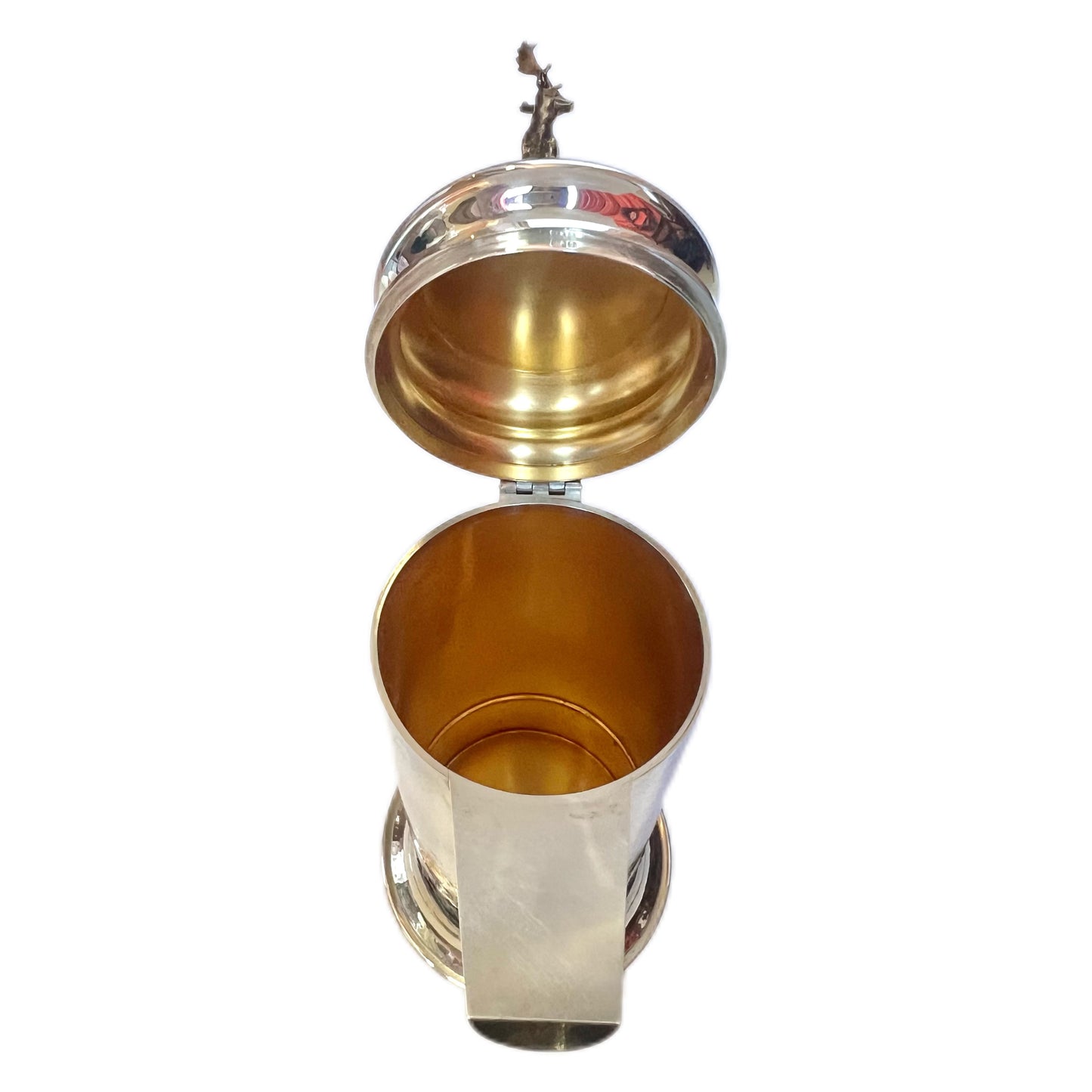 Rare British Post-War Silver Hector Miller for Aurum Epping Forest Centenary Flagon