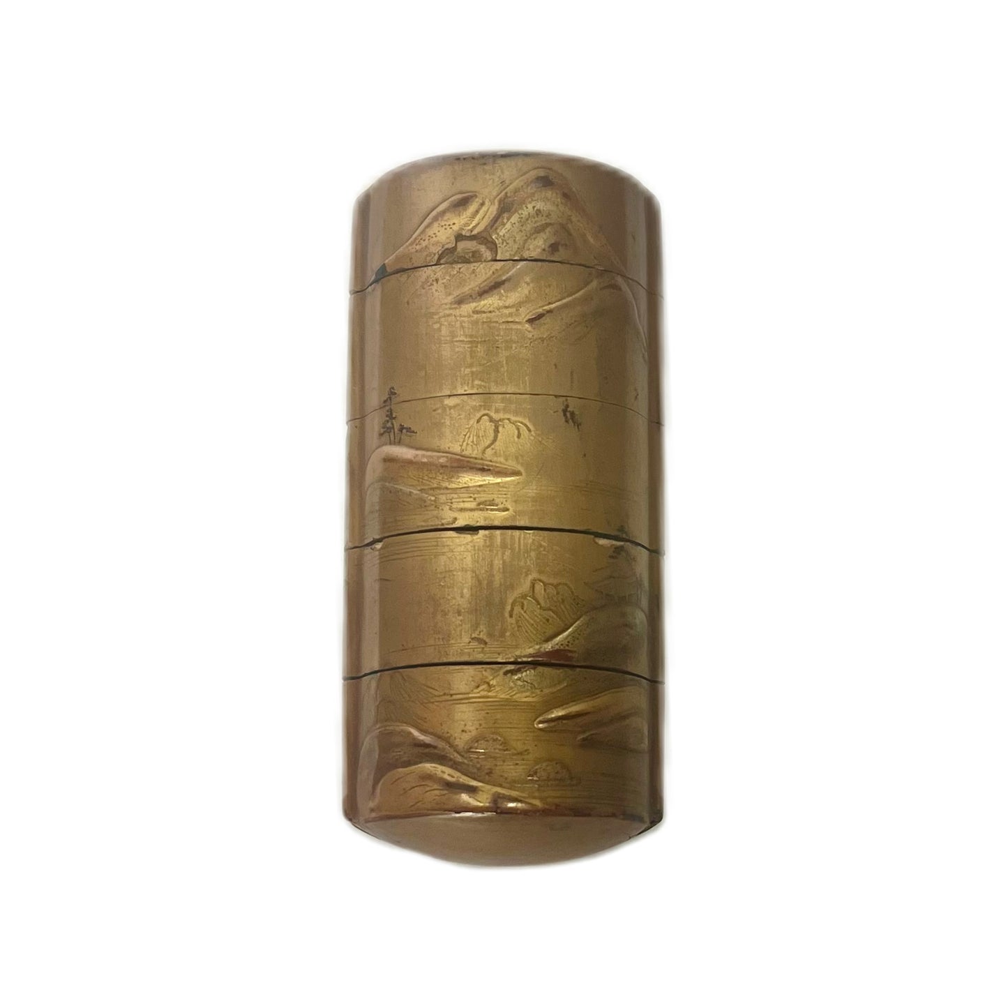 Mid to late 19th century Meiji Period gilt lacquer inro