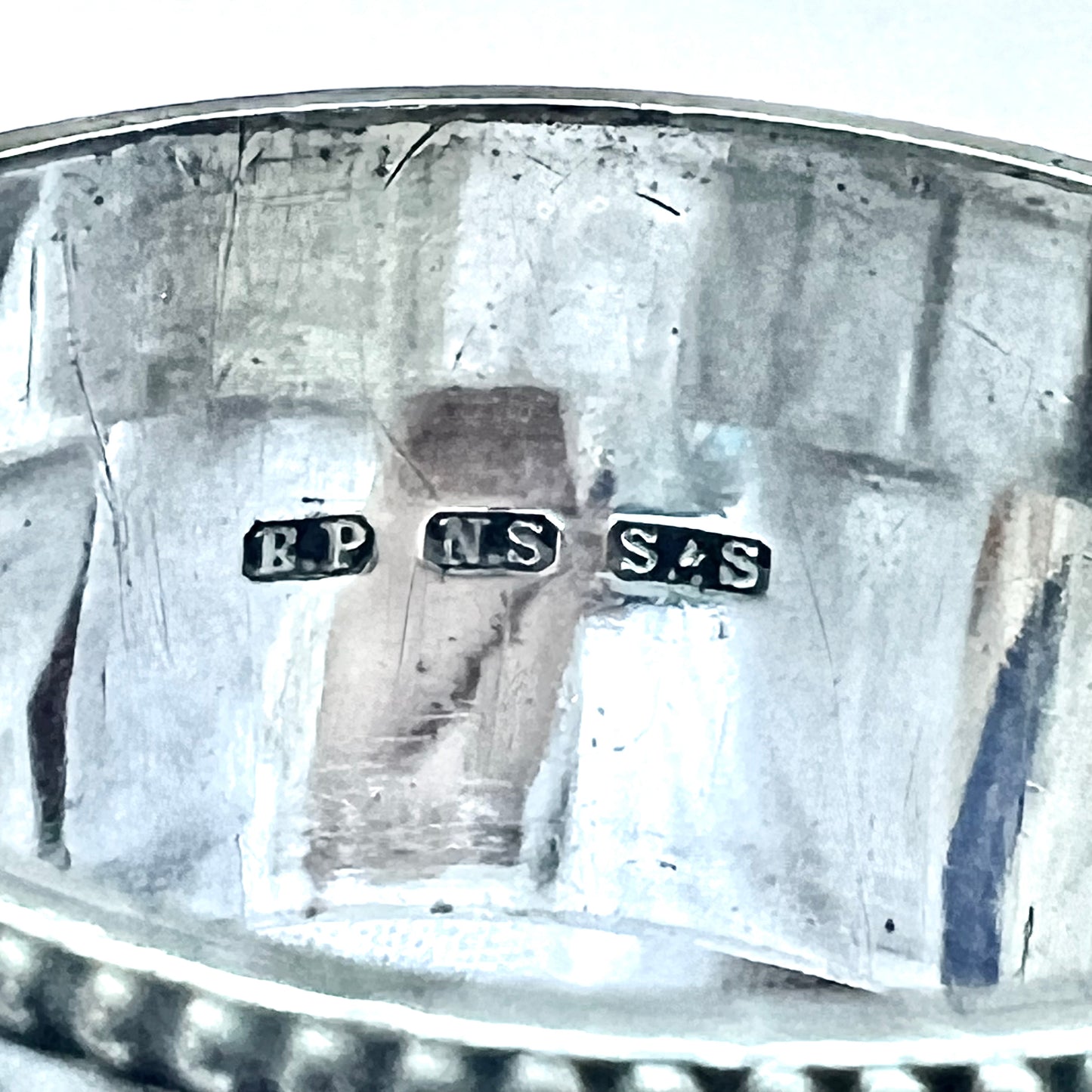 早期澳大利亚镀银餐巾环，约维多利亚晚期，由 Stokes &amp; Son 制作，维多利亚州墨尔本